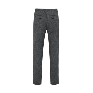 [DRISTI] Micro-Houndstooth Track Pants Gray