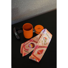 Load image into Gallery viewer, Hermes Funny Ice Cream Twilly Rose Poudre Corail Jaune