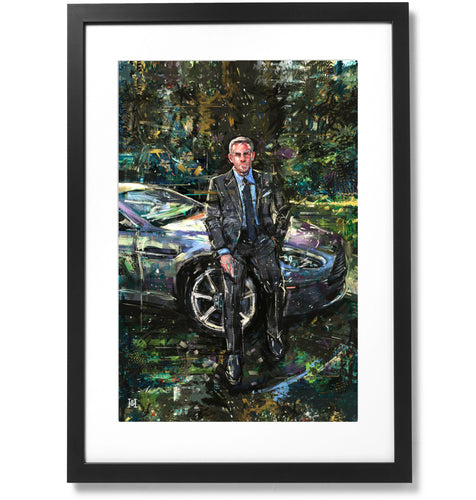 Framed Sartorial Painting No.339 David Zaritsky of The Bond Experience, 16