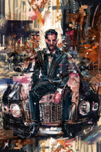 Load image into Gallery viewer, Framed Sartorial Painting No.83 Matthew Zorpas Print, 16&quot; X 24&quot;