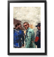 Load image into Gallery viewer, Framed Sartorial Painting No.193 Lapo Elkann Print, 16&quot; X 24&quot;