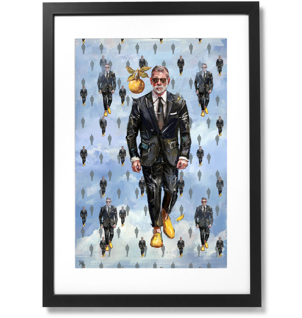 Framed Sartorial Painting No.127 Nick Wooster, 16