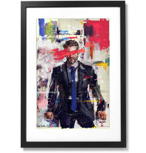Load image into Gallery viewer, Framed Sartorial Painting No.36  Claudio Calò , 16&quot; X 24&quot;