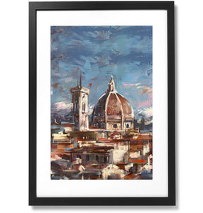 Framed City Collection - Duomo di Firenze Print, 16" X 24"