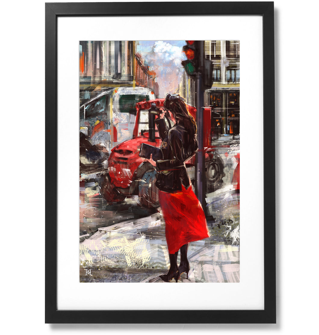 Framed City Collection No.13 - Madrid x Mondkim Print, 16