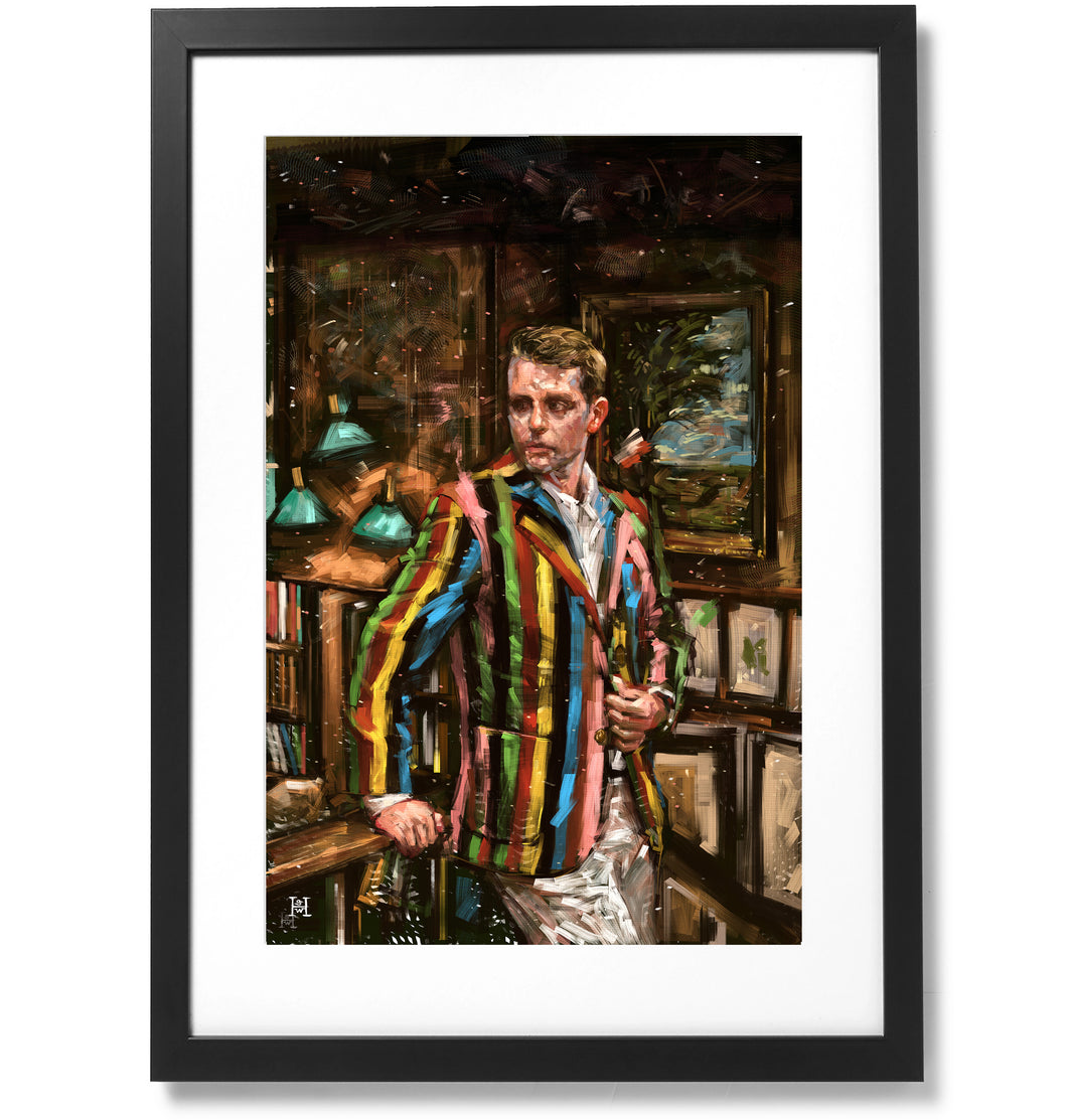 Framed Sartorial Painting No.204 Jack Carlson Print, 16
