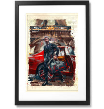 Load image into Gallery viewer, Framed Sartorial Painting No.68 Matthew Zorpas Print, 16&quot; X 24&quot;